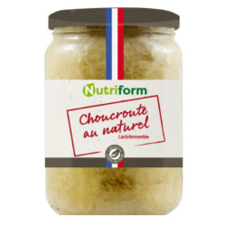 choucroute nutriform au naturel lactofermentee 790g