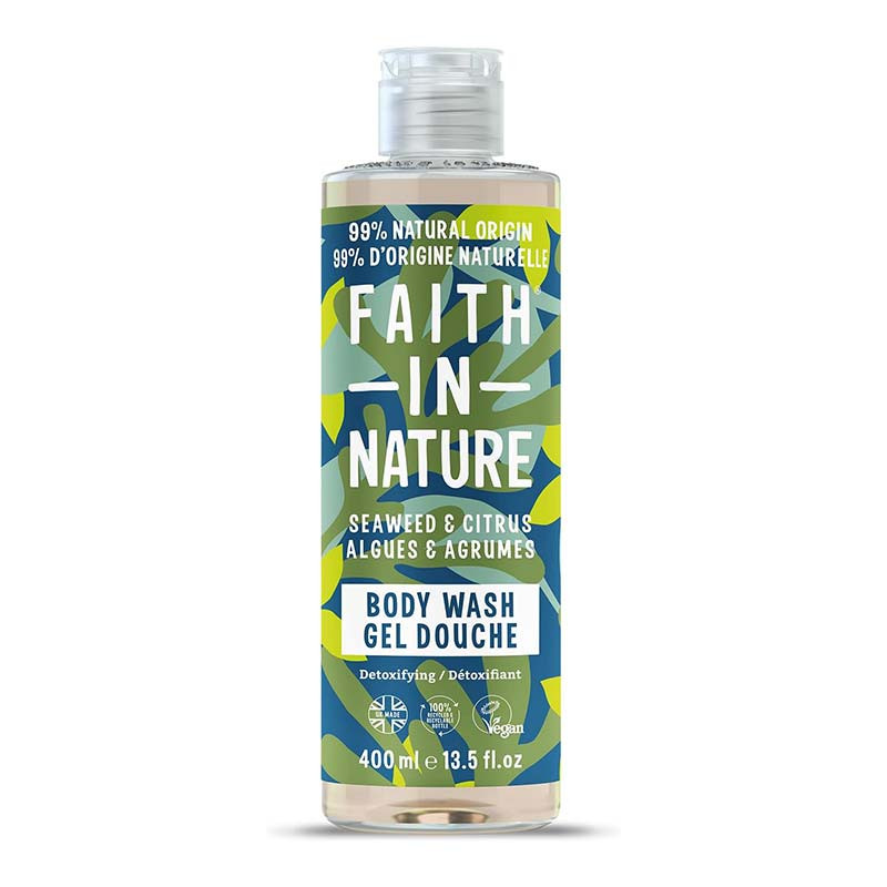 gel douche faith in nature algues agrumes 400ml