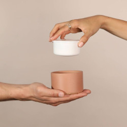 coffret crème originale et pot rechargeable terracotta la creme libre