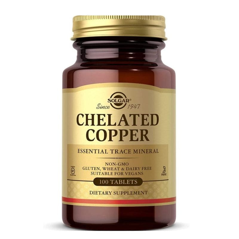 solgar chelated copper 100 tablets