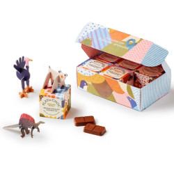 playin choc coffret animaux 6 toychoc et 2 chocolats