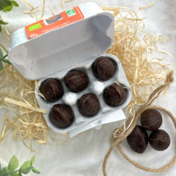 façon chocolat boite 6 oeufs de pâques chocolat praline