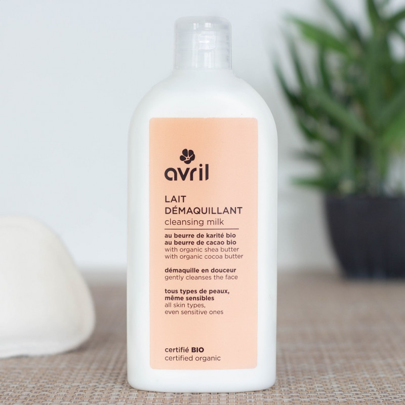 lait demaquillant bio avril cosmetiques