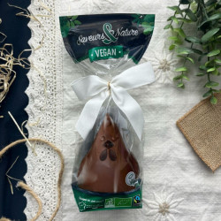 saveurs et nature poule en chocolat vegan 60g