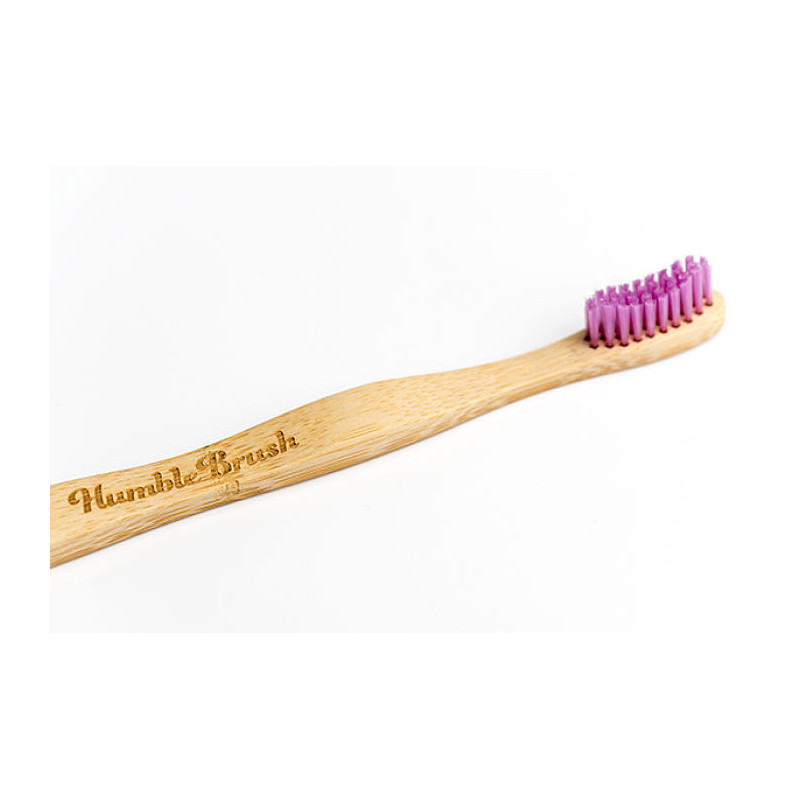 Brosse à dents bambou rose The Humble Co