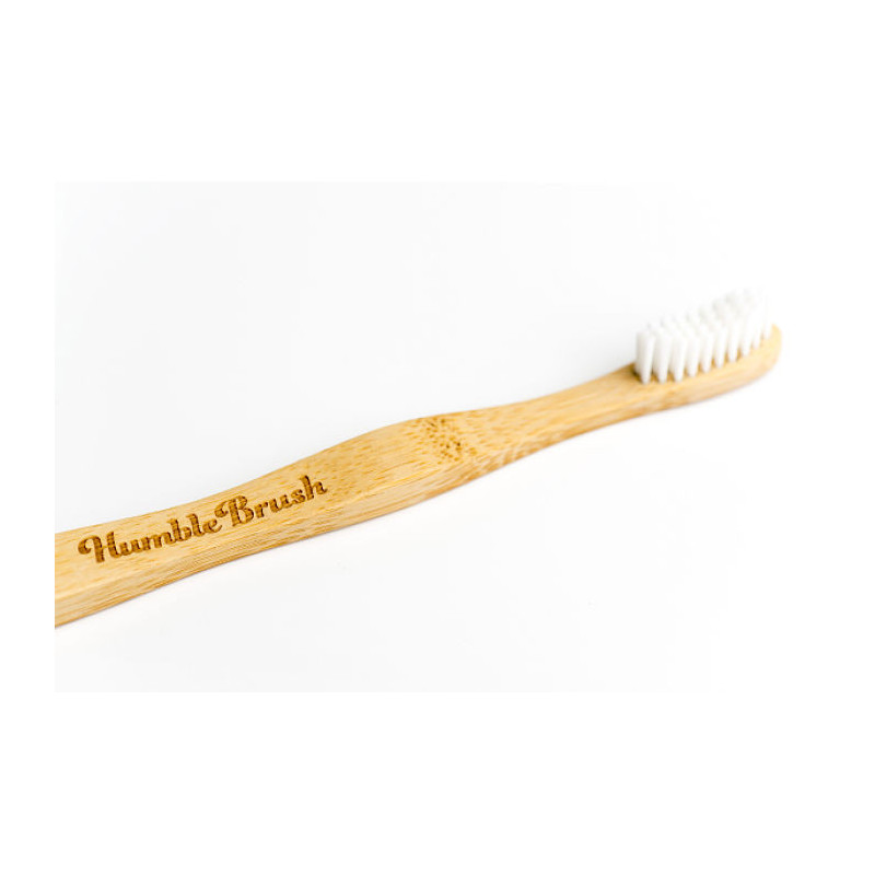 Brosse à dents bambou blanche The Humble Co	