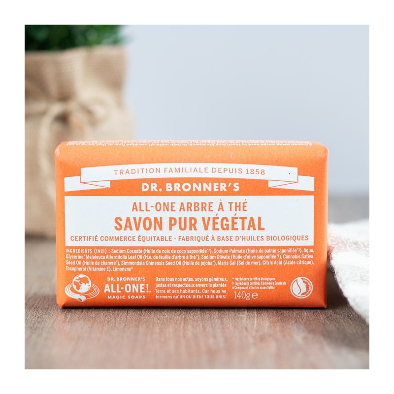 savon tea tree dr bronner