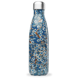 gourde qwetch flowers bleu 500ml