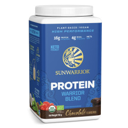 sunwarrior warrior blend chocolat proteine vegan bio musculation 750g