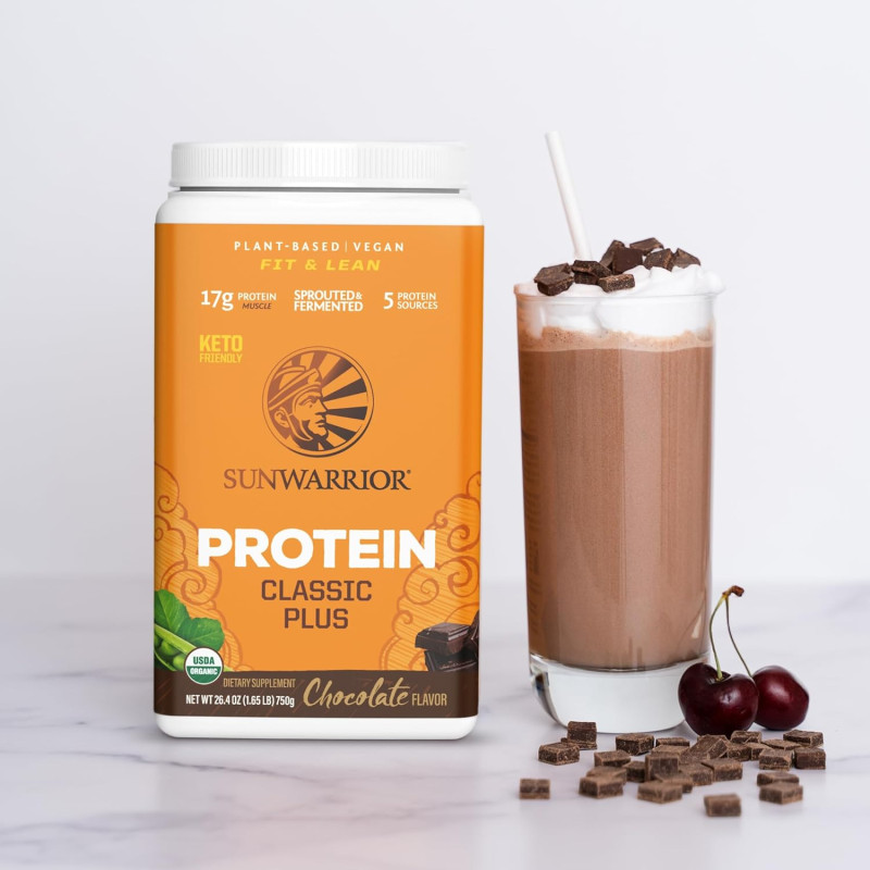 Sunwarrior protein classic plus chocolate 
 2