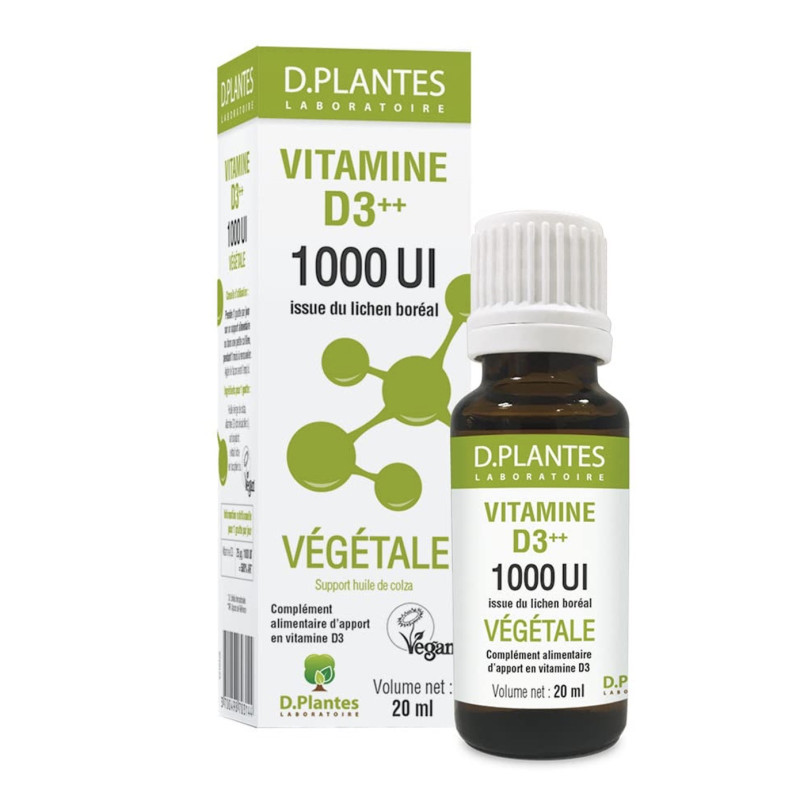 vitamine d3 végétale 1000iu dplantes