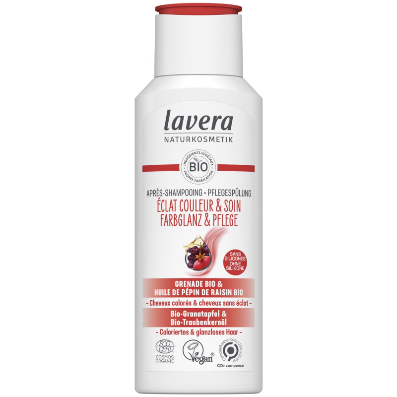 après shampoing éclat couleur & soin lavera