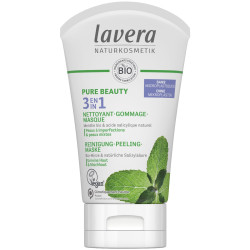 Nettoyant Gommage Masque 3-en-1 Pure Beauty Lavera