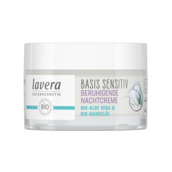 creme de nuit apaisante basis sensitiv lavera