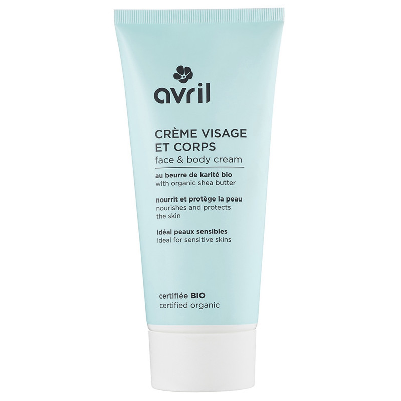 Avril Crème Hydratante Bio Visage et Corps au Karité