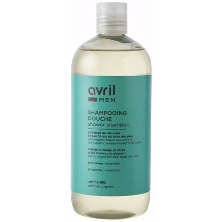 shampoing douche homme avril cosmetiques