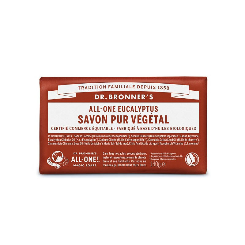 Savon solide Eucalyptus DR BRONNER