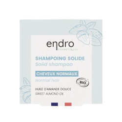 endro shampoing solide cheveux normaux amande douce