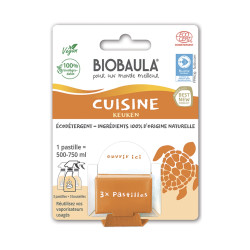 pastilles de nettoyage cuisine Biobaula