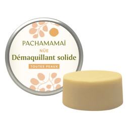 démaquillant solide nue pachamamai boite metal 25ml