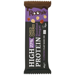 roobar high protein noisette nougat chocolat 40g