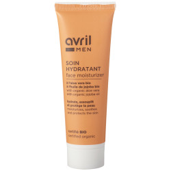 Soin hydratant visage homme Avril