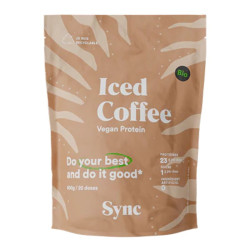 proteine vegan iced coffee sync 600g