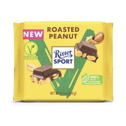 tablette chocolat cacahuetes grillees vegan Ritter Sport