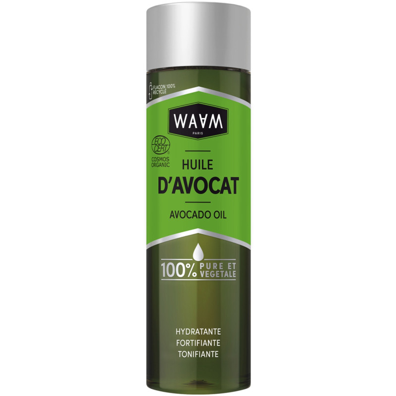 huile d'avocat bio waam