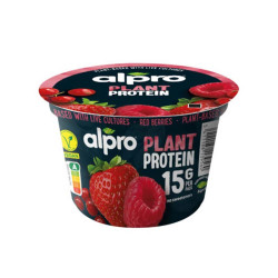 alpro plant protein 15g fruits rouges