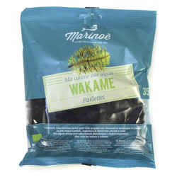 Algues Wakamé Paillettes Bio marinoe