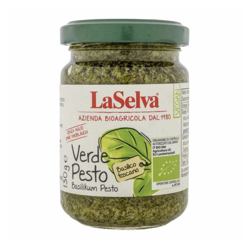 pesto verde basilic bio La Selva