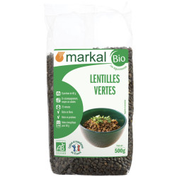 Lentilles Vertes bio MARKAL 500g