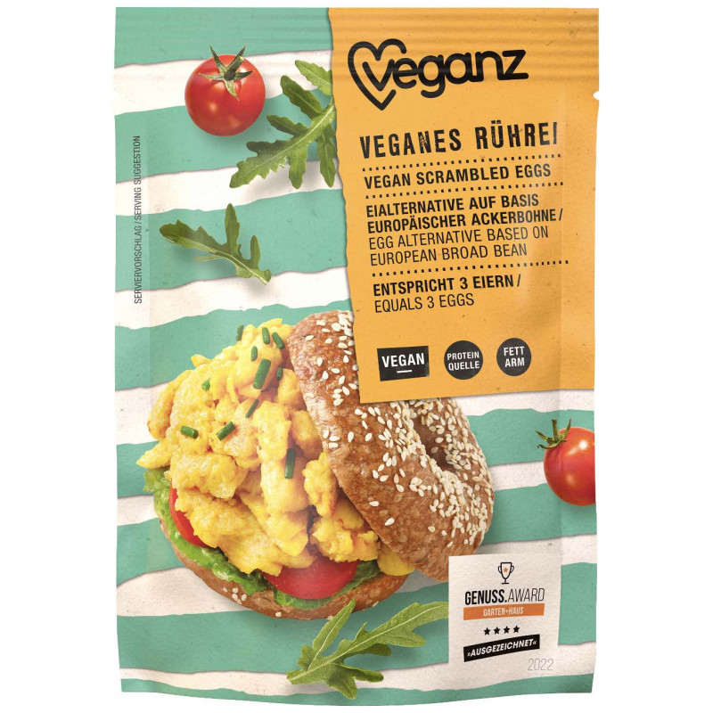 alternative aux oeufs brouilles Veganz