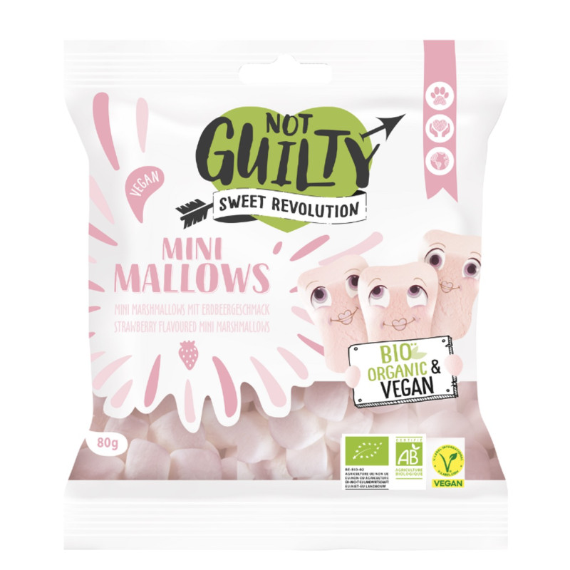 mini mallows not guilty fraise 80g