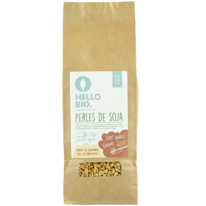 perles de soja 300g hello bio