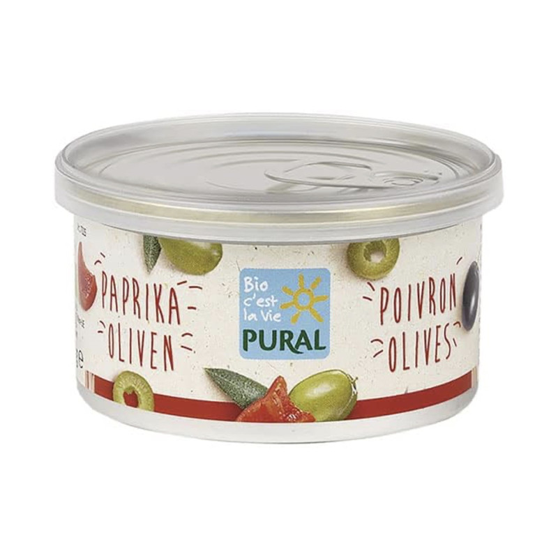 Pural Pâté végétal poivron olives