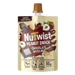 nutwist peanut snack chocolat noisette nutura 50g