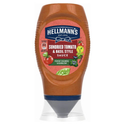 hellmann's sauce vegan tomate sechees et basilic 250ml