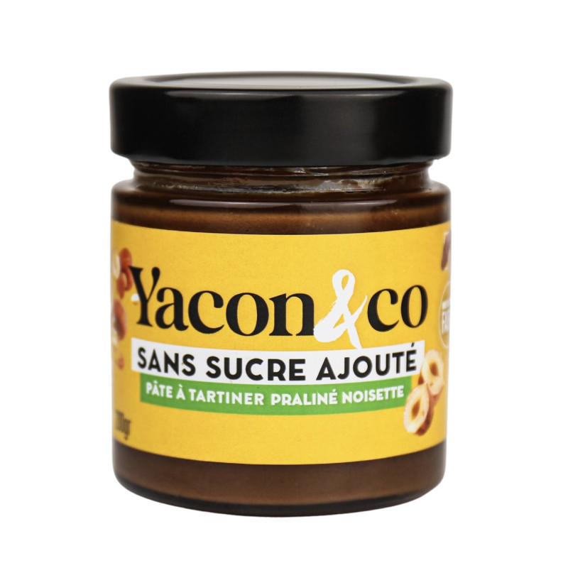 pate a tartiner praline noisette yacon & co 200g