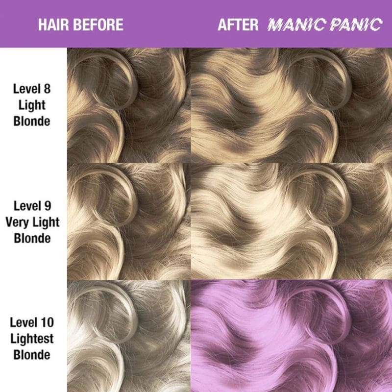 coloration semi permanente manic panic creamtone velvet violet