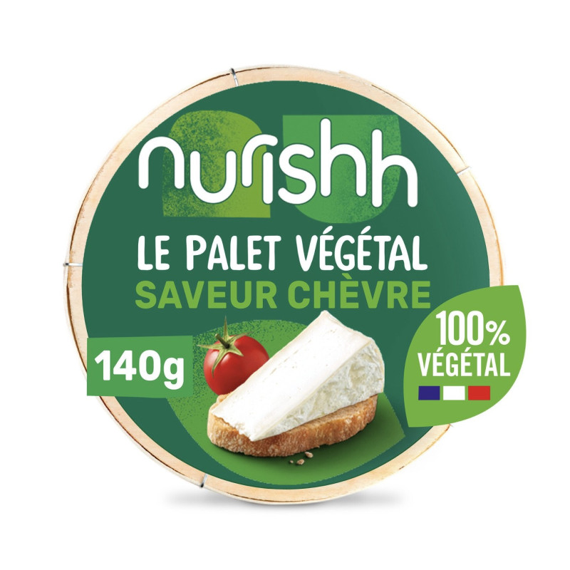 le palet vegetal saveur chevre nurishh 140g