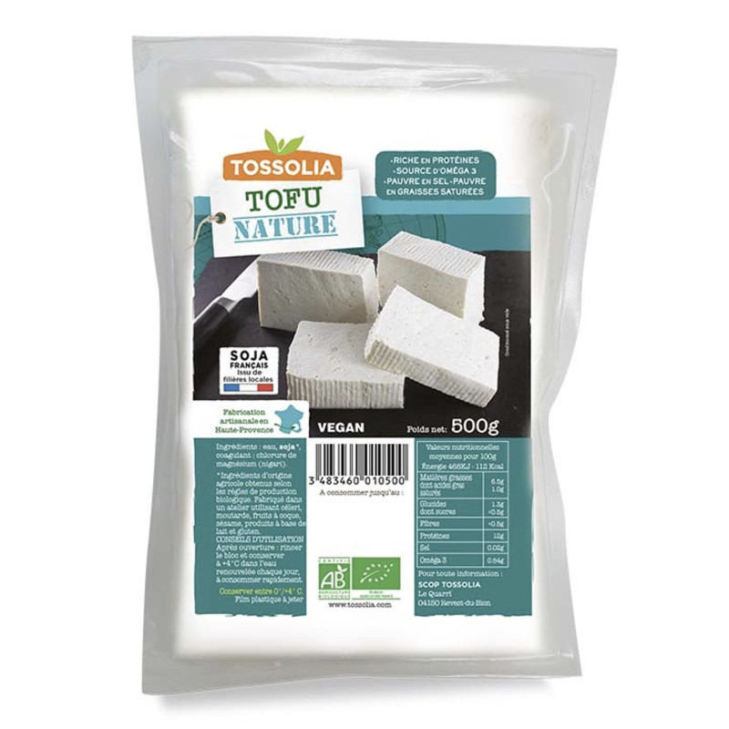 tofu nature Tossolia 500g