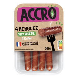 merguez vegetales accro 200g