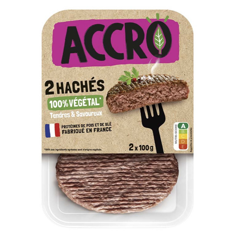 steak vegetal accro hache