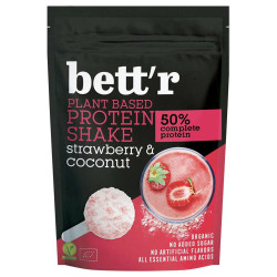 protein shake vegan bettr fraise et coco 500g
