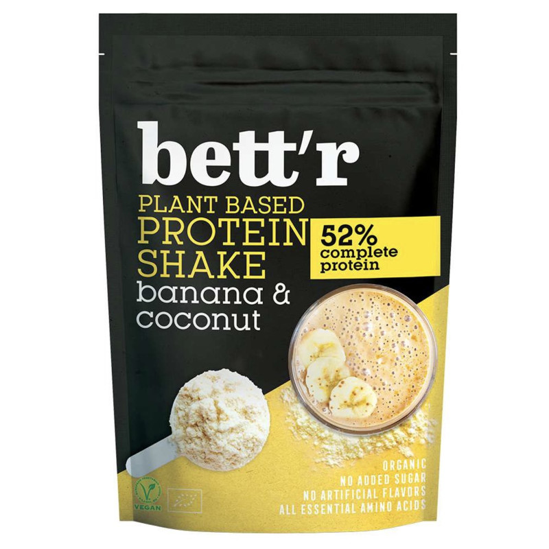 protein shake vegan bettr banane coco 450g