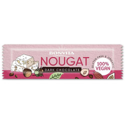 bonvita barre chocolat noir nougat vegan bio