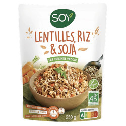 lentilles riz soja Soy