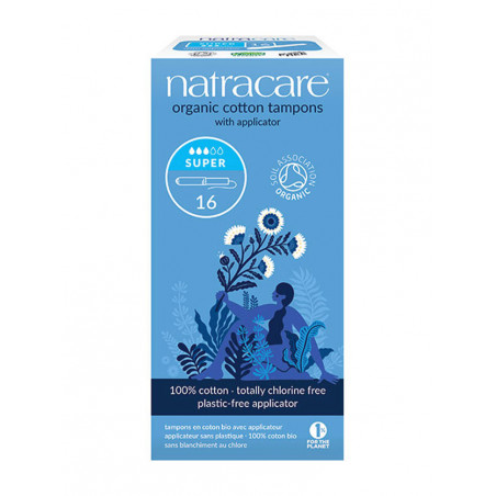 Tampons Super avec applicateur - Natracare